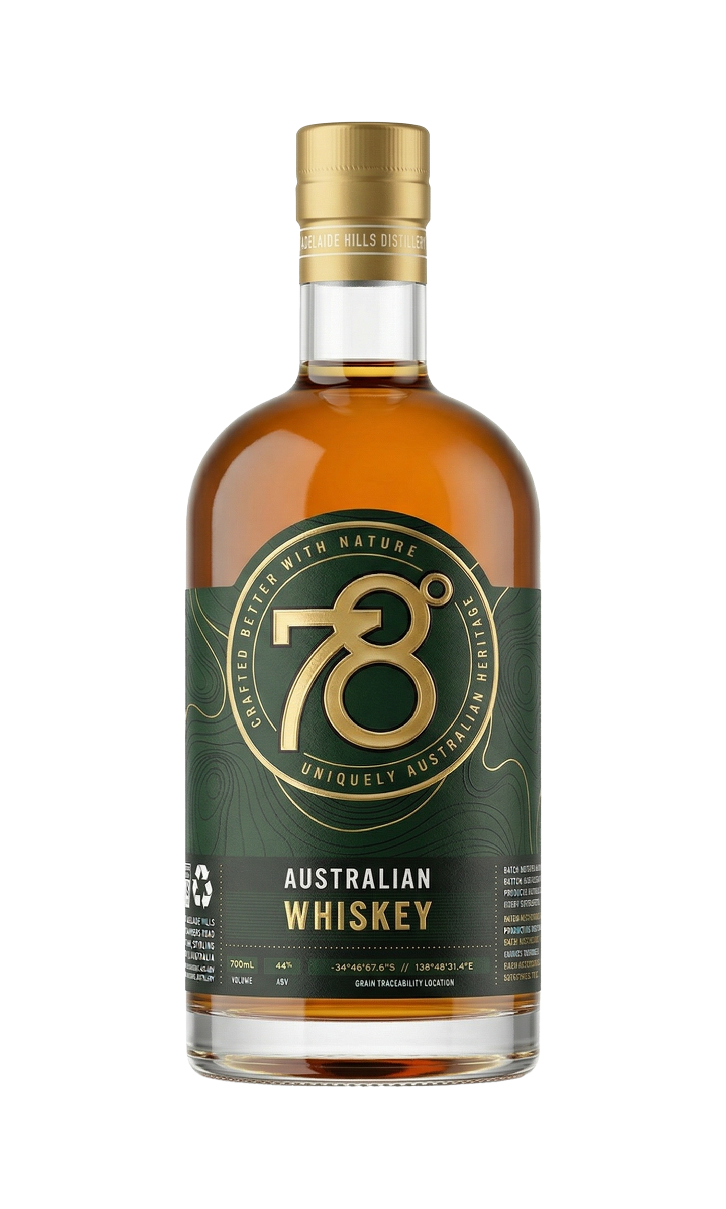 Adelaide Hills Distillery 78 Degrees Whisky
