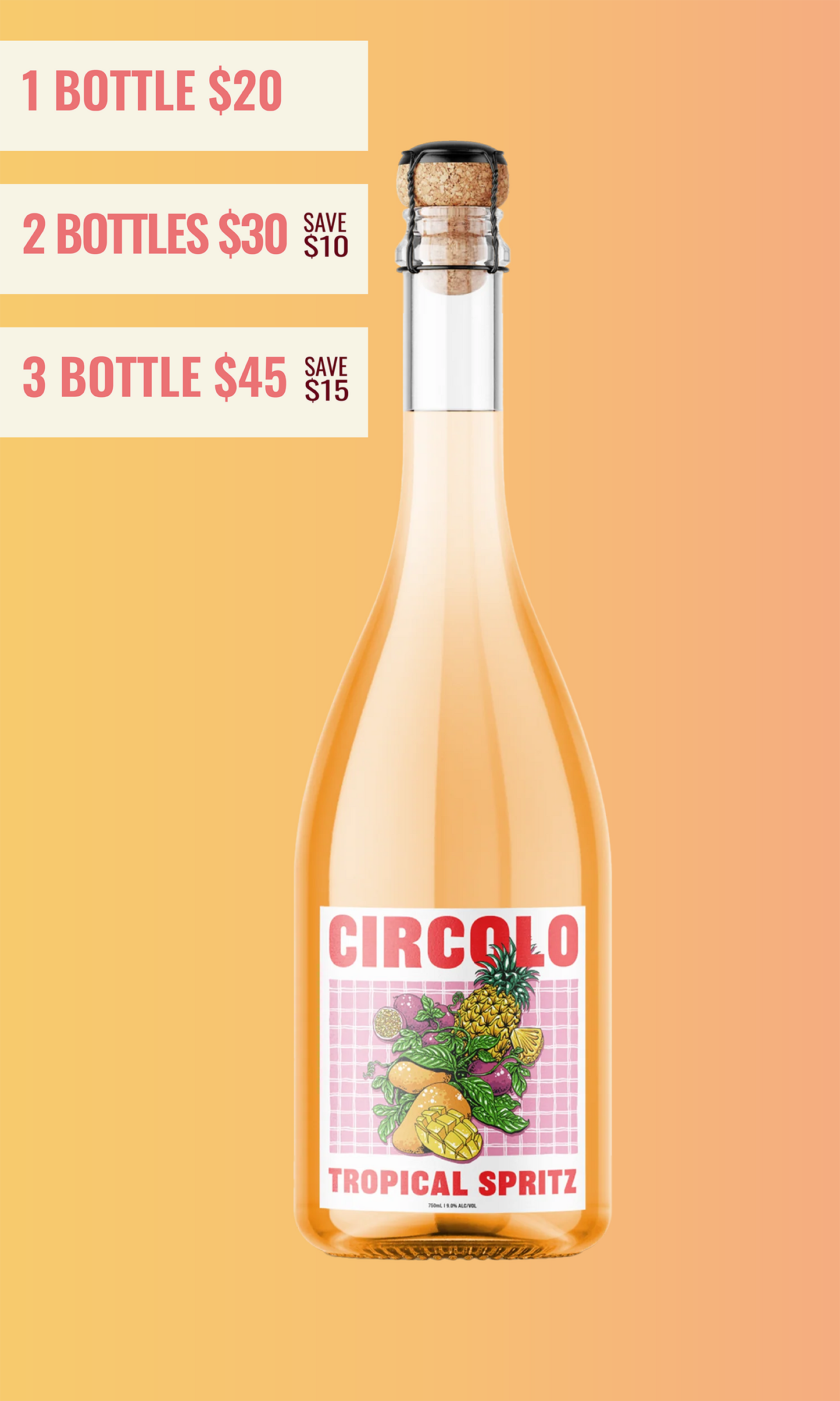 Circolo Tropical Spritz 750Ml