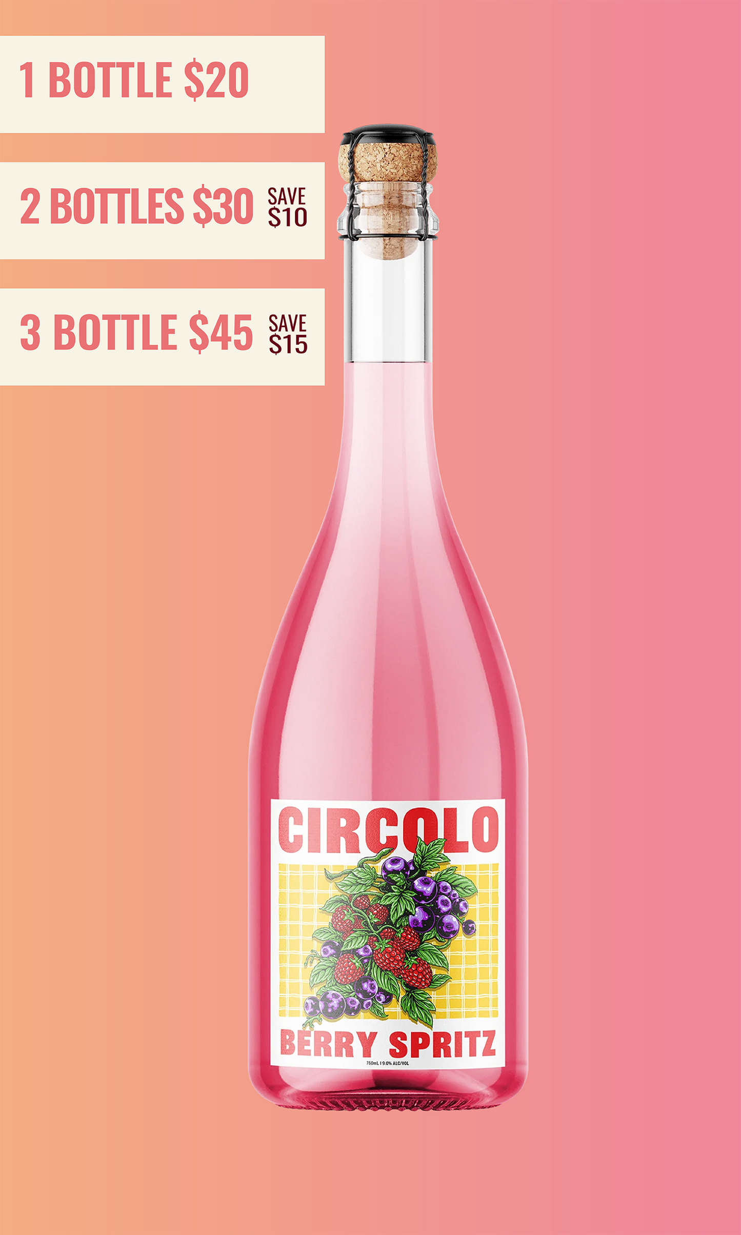 Circolo Berry Spritz 750Ml
