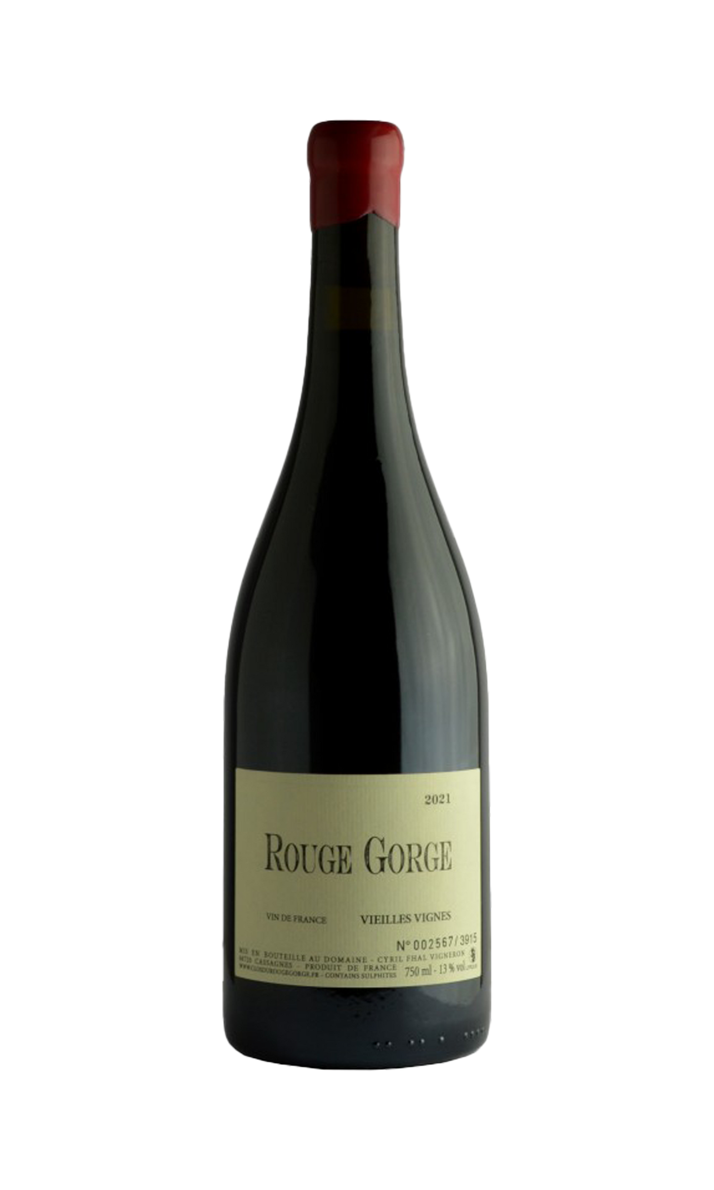 Rouge Gorge Vielles Vignes Rouge 2021