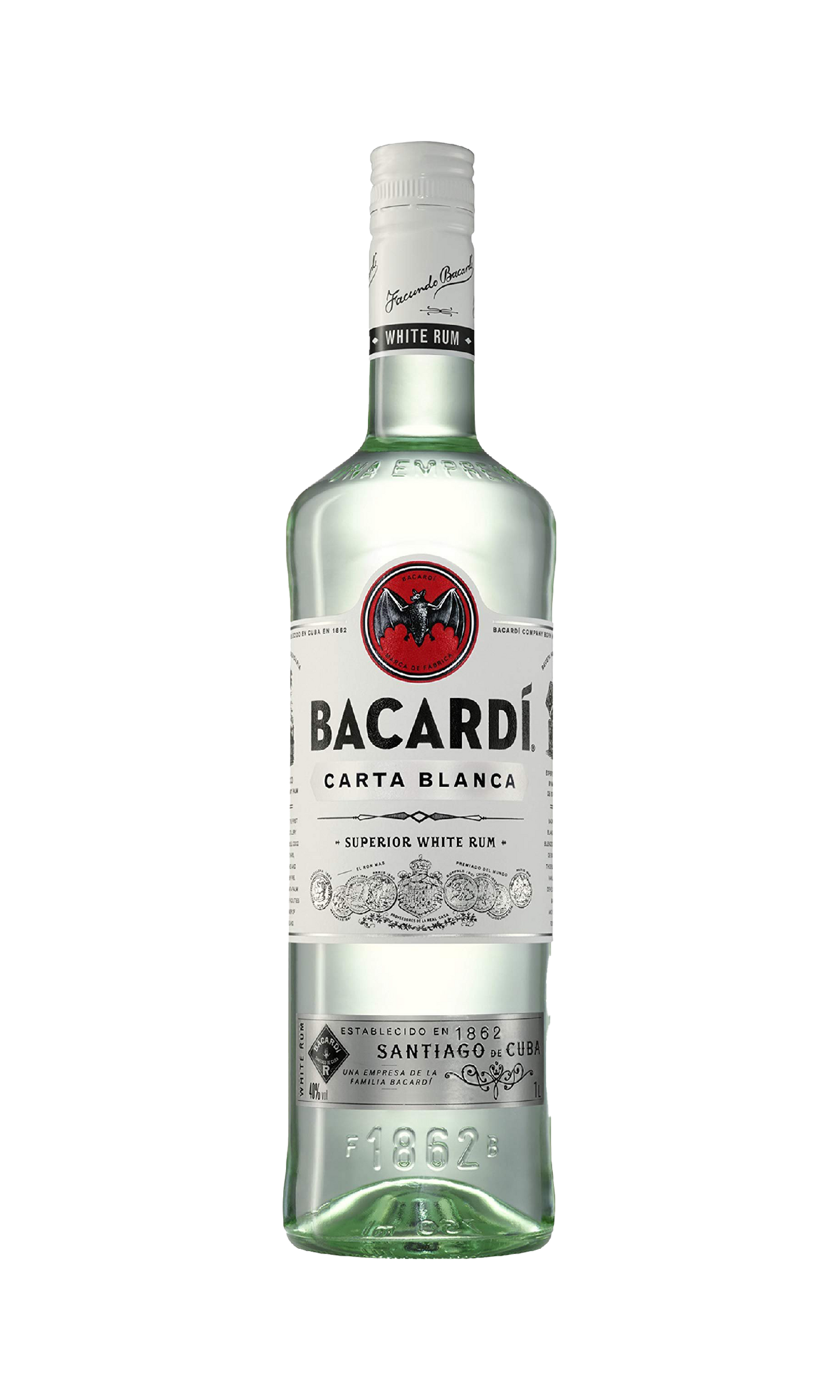 Bacardi Carta Blanca White Rum 700Ml