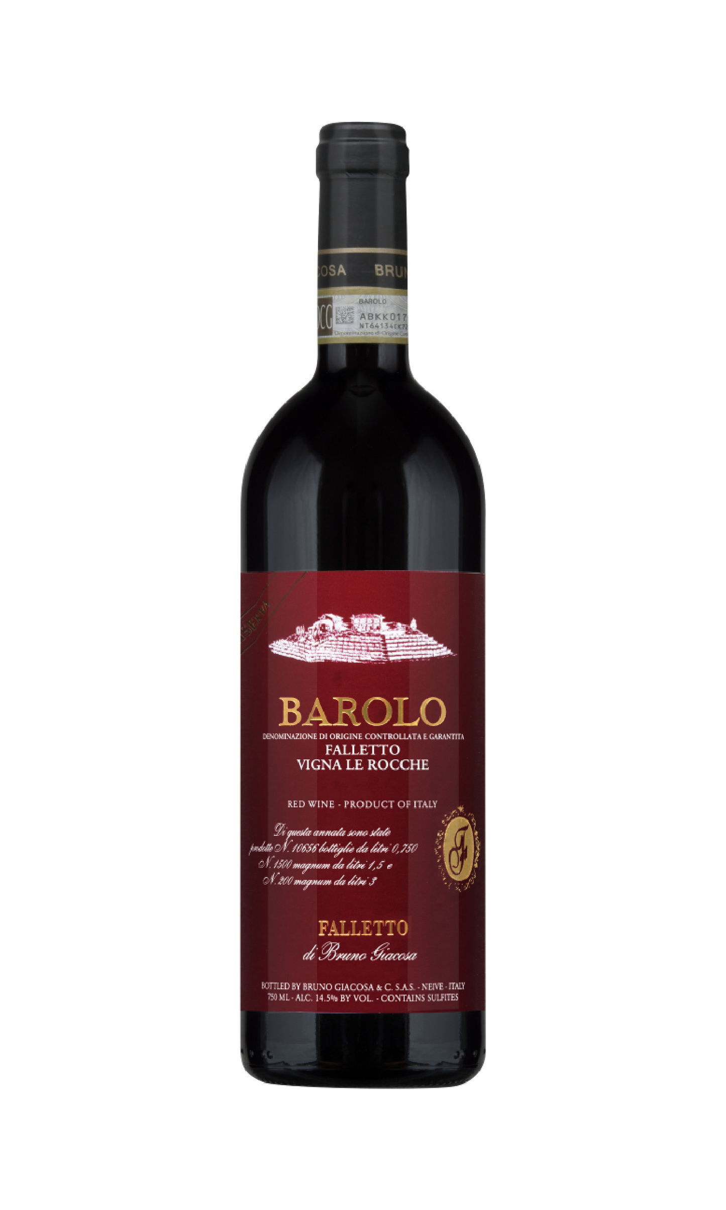 Bruno Giacosa Falletto Barolo Vigna Le Rocche Riserva 2014